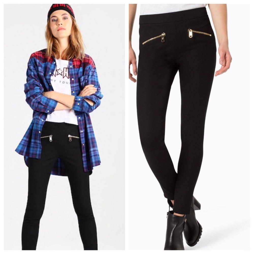 NEW TOMMY HILFIGER Gigi Hadid Biker Jegging Size 6